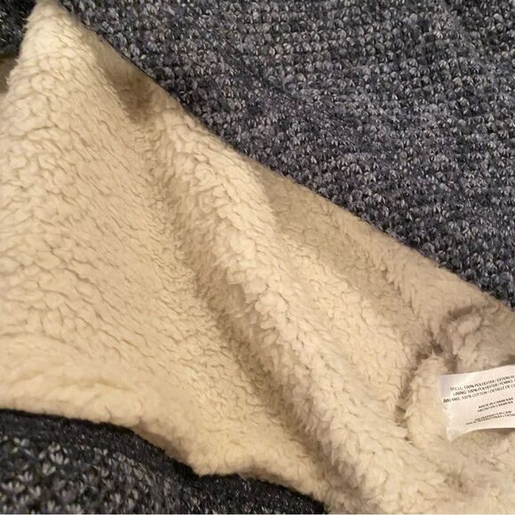 Orvis Blue 1:4 Zip Pullover Sweater Sherpa Lined Size XXL - Picture 4 of 8